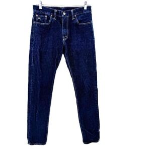 Double RL RRL Men's Jeans 3x32 Slim Narrow Union Zip Fly Dark Wash Preppy